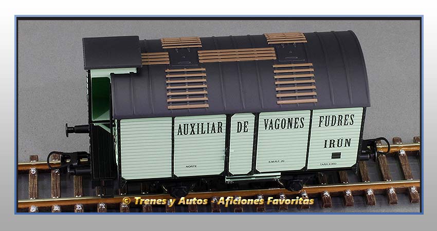 Vagón transporte de vino "Auxiliar de Vagones Fudres" - Norte